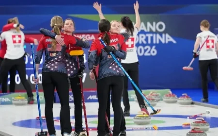 USA Aims for Bronze, Switzerland to Battle Sweden for Gold in Curling Semis