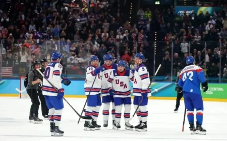 USA Overcomes Slovakia, Set to Face Canada for Olympic Hockey Gold