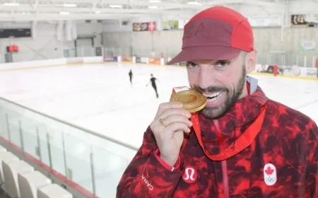 Charles Hamelin Stays Close to Skating in Sainte-Julie