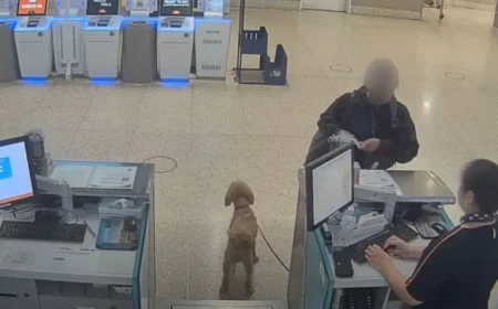 Woman Leaves Dog Behind at Airport Ticket Counter