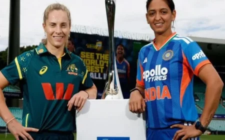 India W Chooses to Bat First in Decisive 3rd T20I Against Australia W