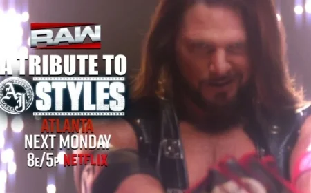 Major Update on AJ Styles Tribute Plans for WWE Raw