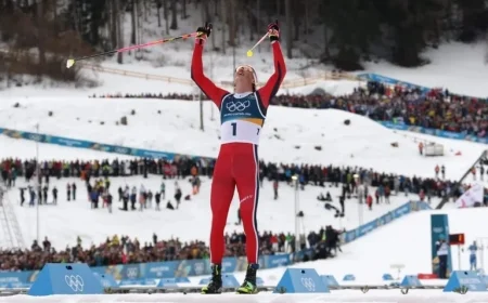 Johannes Høsflot Klæbo Sets Record with Sixth Gold in Winter Olympics