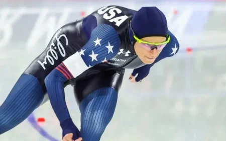 Mia Manganello Secures Bronze in Speed Skating Mass Start Final