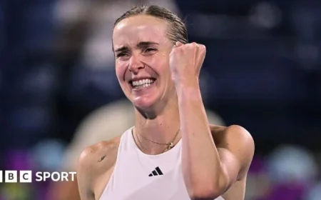 Elina Svitolina Defeats Coco Gauff to Secure Spot in Dubai Final