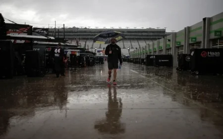 Atlanta NASCAR Cup Qualifying Cancelled; Tyler Reddick Secures Pole Position