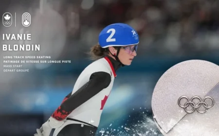 Blondin Secures Consecutive Olympic Silver in Women’s Mass Start