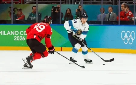 Granlund Leads Finland in Winter Olympics Bronze Medal Showdown