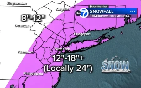Blizzard and Winter Storm Warnings Hit NYC, NJ, NY, CT This Weekend