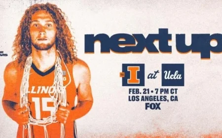 10th-Ranked Illini Face UCLA Saturday in Key Matchup