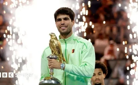 Qatar Open: Alcaraz Dominates Fils in 50-Minute Title Win