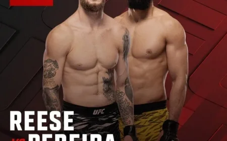 Zach Reese vs. Michel Pereira: UFC Houston Fight Details, Odds, and Predictions