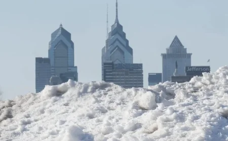 Philadelphia Braces for Over a Foot of Snow Sunday to Monday