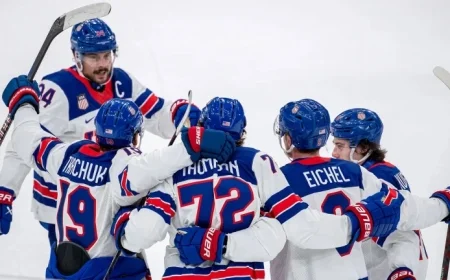 USA Faces Canada in Pursuit of First Men’s Hockey Gold Since 1980