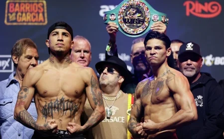 Ryan Garcia Challenges Mario Barrios for the WBC Welterweight Title: Start Time, Ringwalk Estimate, Fight Card, and How to Watch