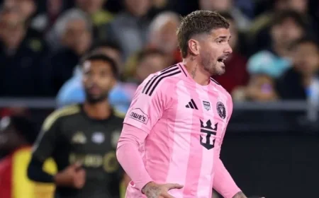 De Paul’s Error Costs Inter Miami as Los Angeles FC Scores