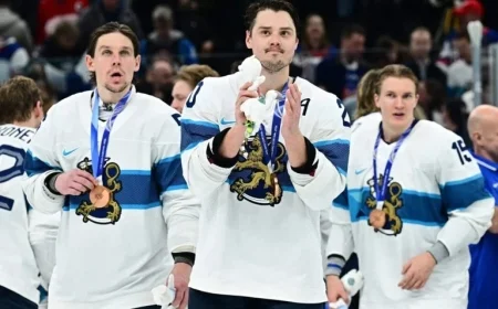 Finland Clinches Olympic Men’s Hockey Bronze, Leaving Slovakia Disappointed