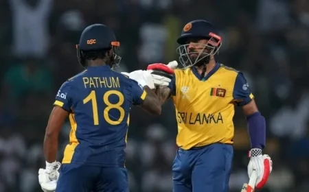 Sri Lanka Chases England in T20 World Cup 2026 Live Score Update