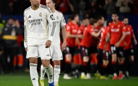 Osasuna Triumphs 2-1 Against Real Madrid: Player Ratings Revealed