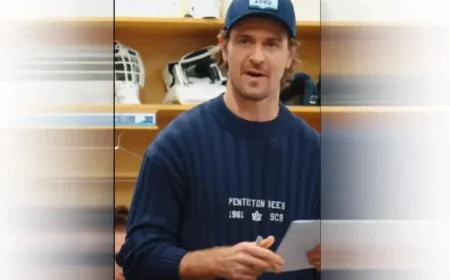 Mark Scheifele of Winnipeg Jets Visits Penticton Vees