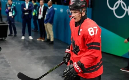 Sidney Crosby Misses Men’s Hockey Final