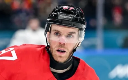 Lauren Kyle Stuns in Elegant Outfit While Supporting Canada’s Olympic Quest