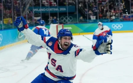 USA Battles Canada for Olympic Hockey Gold: NPR