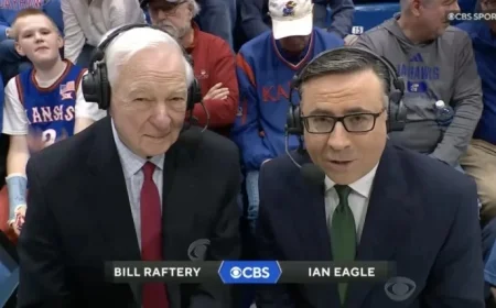 Ian Eagle, Bill Raftery Shine in Cincinnati-Kansas March Madness Battle
