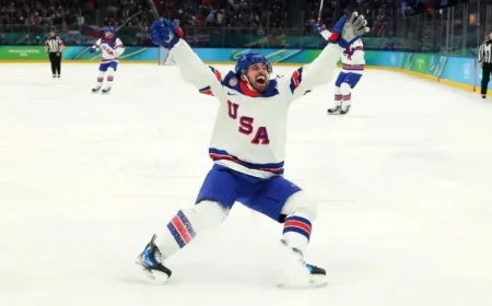 Red Wings Anticipate Larkin in Thrilling U.S. vs. Canada Finale Rivalry