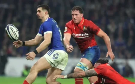 France Triumphs Over Italy, Remains Unbeaten in Six Nations Tournament