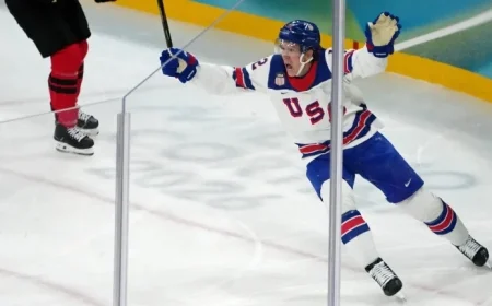 Team USA Wins Gold Over Canada in Overtime, First Since ‘Miracle on Ice’