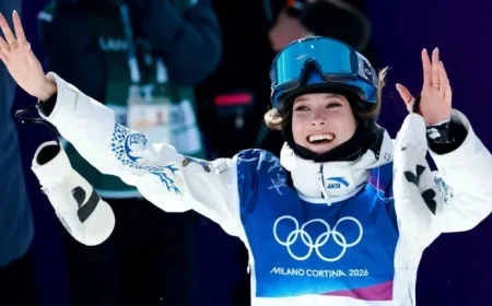 Eileen Gu Secures Halfpipe Gold, Achieves 6th Olympic Medal