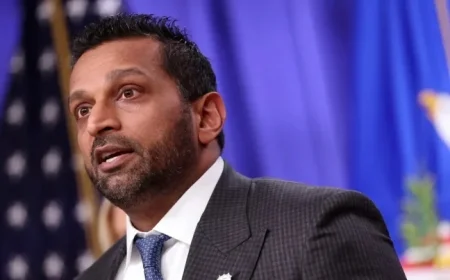 FBI’s Kash Patel Flies to Italy to Attend Olympic Hockey Games