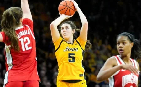 Iowa Basketball Star Nominated for Naismith Trophy’s Late-Season List