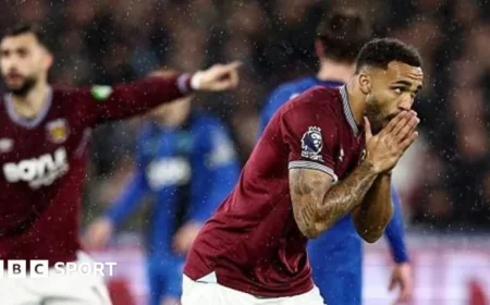 West Ham Miss Opportunity to Match Forest with 0-0 Bournemouth Draw