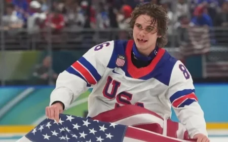 Jack Hughes Scores USA’s Golden Goal After Losing Two Front Teeth