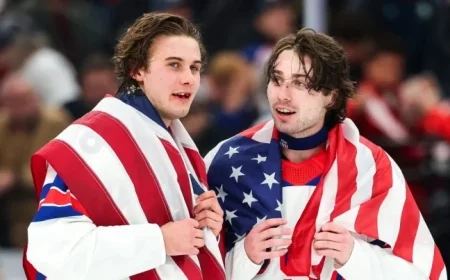 Jack Hughes Leads U.S. Men’s Hockey to First Olympic Gold Since 1980