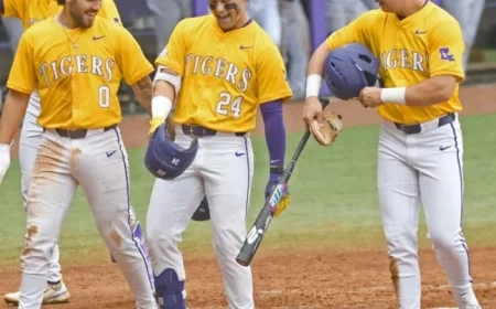 LSU vs. Central Florida: Watch, Game Time, and Tigers’ Starting Pitcher