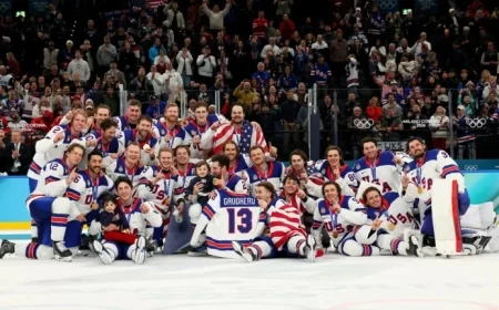 Gaudreau’s Children Skate with Team USA Post-2026 Olympics