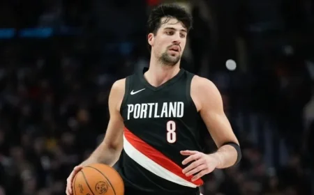 Trail Blazers’ Deni Avdija Exits Suns Match with Back Injury