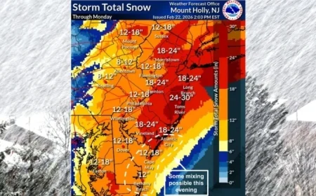 Blizzard Hits N.J.: Record-Breaking Snowfall Predicted Ahead