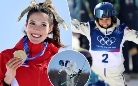 Eileen Gu Secures Gold in Women’s Freeski Halfpipe, Retains Olympic Title