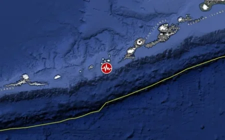 M6.1 Earthquake Strikes Fox Islands, Aleutian Islands, Alaska
