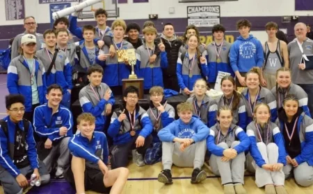 Williamsport Clinches County Wrestling Title with Clyde Downs Trophy Victory