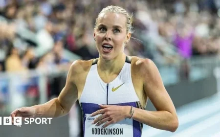 Keely Hodgkinson Sets New Indoor 800m World Record