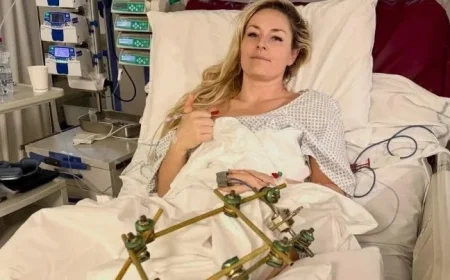 Lindsey Vonn’s Surgery Prevents Leg Amputation After Olympic Crash