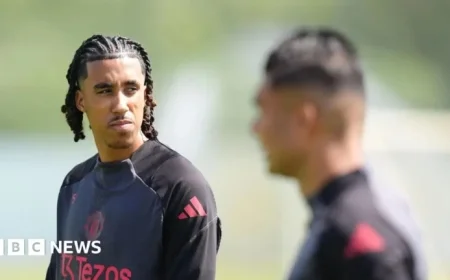 Man Utd’s Leny Yoro Receives Driving Ban for Speeding Offense