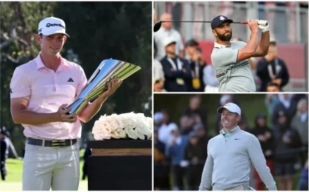 Jacob Bridgeman Triumphs at Genesis: Rahm’s Ryder Cup Risk & Rory’s Query