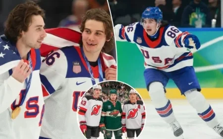 Luke Hughes Stunned by Brother Jack’s 2026 Olympic Triumph