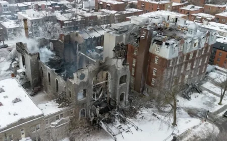 Fire Devastates Historic Côte-Saint-Paul Church